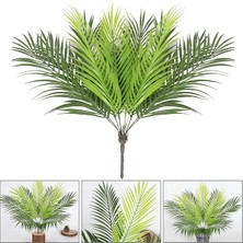 Yapay Bitki 9 Dallı Palmiye Yaprağı Demeti 50 cm