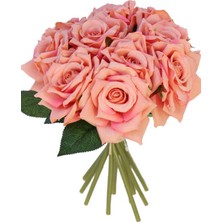 10LU Lüx Gul Demeti 25 cm Pastel Pembe