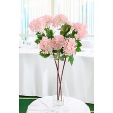 Yapay Lüx Uzun Dal Saçaklı Mine Çiçeği 65 cm Pudra