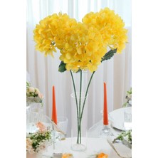 Yapay Koca Kafa Ortanca Dalı 70 cm Sarı