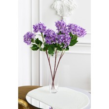 Yapay Lüx Uzun Dal Saçaklı Mine Çiçeği 65 cm Mor
