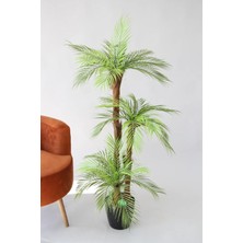 Yapay Palmiye Ağacı 3 Gövdeli 27 Yaprak 150 cm Saksılı