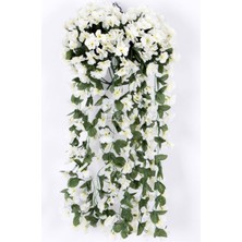 Yapay Lüx Sarkan Menekşe 80 cm Krem