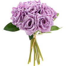 10LU Lüx Gul Demeti 25 cm Lila