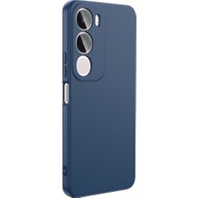 Gpack Vivo Y19S Uyumlu Kılıf Mara Lansman Soft Silikon Içi Kadife Lacivert