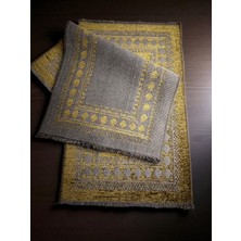 Çok Amaçlı,ikili Set, 60 x 100 Cm, Şönil, Moder, Saçaklı, Yolluk,çift Taraflı