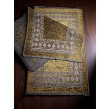 Çok Amaçlı,ikili Set, 60 x 100 Cm, Şönil, Moder, Saçaklı, Yolluk,çift Taraflı
