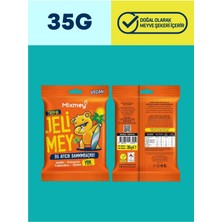 Mixmey Jelimey Tropik 12 Adet X 35 gr | Jelatinsiz Doğal Tropik Lezzet Gummy Bear | Ayıcık