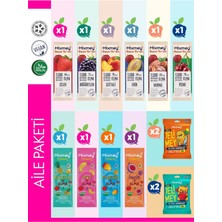 Mixmey Aile Paketi – 14 Adet | Meyve Bar Jelimey Ile Sağlıklı Atıştırmalıklar Vegan, Glutensiz (14 ADET)