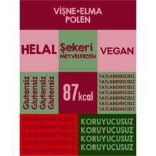 Mixmey Bee Polen Vişne Meyve Barı 12 Adet | Sağlıklı Atıştırmalıklar – Glutensiz Koruyucusuz 25gr X 12 Adet