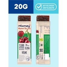 Mixmey Ekşi Sever Meyve Barı – 24 Adet | Sağlıklı Atıştırmalıklar – Vegan, Glutensiz (20GR X 24 ADET)