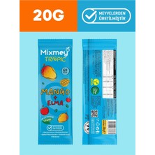 Mixmey Mango Meyve Barı 12 Adet | Sağlıklı Atıştırmalıklar – Vegan, Glutensiz, Koruyucusuz (20GR X 12 ADET)