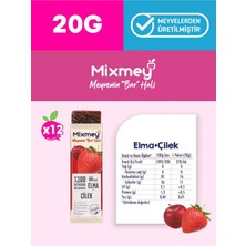 Mixmey Çilek Meyve Barı 12 Adet | Sağlıklı Atıştırmalıklar – Vegan, Glutensiz, Koruyucusuz (20GR X 12 ADET)