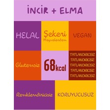 Mixmey İncir Meyve Barı 24 Adet | Sağlıklı Atıştırmalıklar – Vegan, Glutensiz, Koruyucusuz (20GR X 24 ADET)