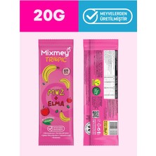 Mixmey Tropik Sever Meyve Barı 24 Adet | Sağlıklı Atıştırmalıklar – Vegan, Glutensiz (20GR X 24 ADET)