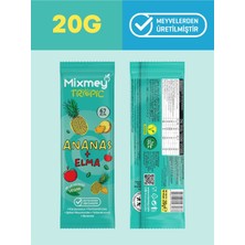 Mixmey Tropik Sever Meyve Barı 24 Adet | Sağlıklı Atıştırmalıklar – Vegan, Glutensiz (20GR X 24 ADET)