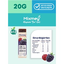 Mixmey Böğürtlen Meyve Barı 12 Adet | Sağlıklı Atıştırmalıklar – Vegan, Glutensiz, Koruyucusuz 20g X 12adet