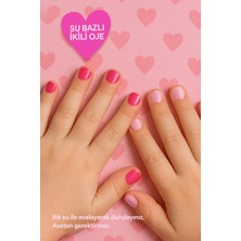 Wemara Lıttle Prıncess Su Bazlı Pembe Oje & Glıtterlı Oje Pembe Set 2 lı (2*8 ml)