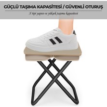 Katlanır Tabure Taşınabilir Kamp Taburesi Pratik Tabure