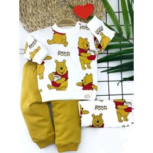 Sevimli Pooh Desenli Bebek Takımı