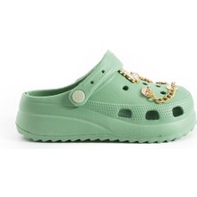 Eva Tabanlı Taşlı Kadın Terlik Yüksek Tabanı Hastane Plaj Deniz Havuz ve Günlük Kullanım