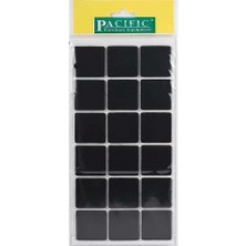 Pacific 6035 Bl Yapışkanlı Keçe  35 mm x 35 mm Siyah