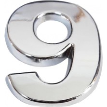 Cemax Krom Yapışkanlı 9 Rakamı 5 cm