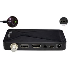 Amstrad 120 Hd - Mini Hd Uydu Alıcısı - ( Kanallar Yüklü - Tkgs - USB - HDMI )