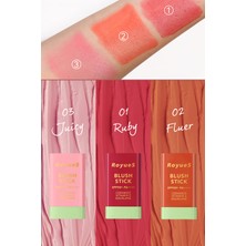 Royues Nemlendiricili Stick Krem Allık Yumuşak ve Nemlendirici Formül Yüksek Pigmentasyon