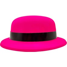 Bfs   Neon Partisi Pembe Renk Melon Plastik Parti Şapkası