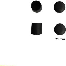 Yuvarlak Profil Dış Tapa 21 mm 4 Adet