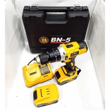 36 Volt 5 Ah Metal Şanzımanlı Darbeli Şarjlı Matkap Vidalama