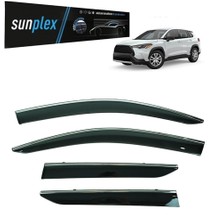 Sunplex Kromlu Cam Rüzgarlığı Toyota Corolla Cross 2022-2025 ile Uyumlu