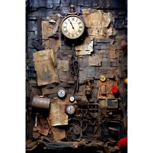 Aden Dekoratif Antik Görünüm Kanvas Tablo