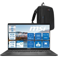 Msı Modern 15 Intel Core 7 150U 16GB 2tb SSD Intel® Graphics Freedos 15.6" IPS Fullhd (1920X1080) Taşınabilir Bilgisayar F1MG632XTRF09 + Zetta Çanta