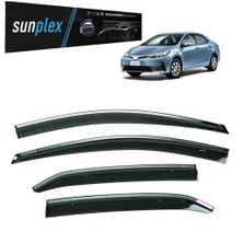 Sunplex Kromlu Cam Rüzgarlığı Toyota Corolla 2013-2018 ile Uyumlu