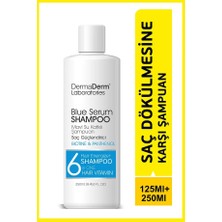 Dermaderm Saç Hacimlendiren Biotin ve Mavi Su Katkılı Pantenol Şampuan 250ML.