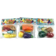 Birlik Toys URT007-PVC-1AB Poşetli Sebze Meyve Kesme Seti
