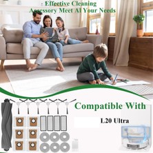 Enigmatic Dream L20 ULTRA/L30 Ultra Robot Süpürge Için Uyumlu Aksesuar Kiti (Yurt Dışından)