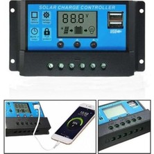 Solar Güneş Paneli Akü Şarj Kontrol Cihazı 30 AMPER-12V 24V
