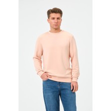 Erkek Oversize Bisiklet Yaka Sucuba Sweatshirt