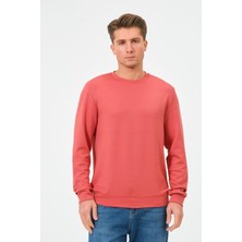 Erkek Oversize Bisiklet Yaka Sucuba Sweatshirt