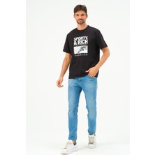 Erkek Oversize Pamuk Tişört T-Shirt