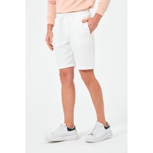 Erkek Düz Renk Regular Fit Bermuda Şort