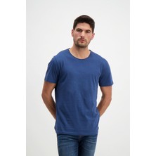 Lacivert Erkek Basic T-Shirt