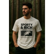 Erkek Basic T-Shirt Oversize Rahat Kalıp %100 Pamuk Bisiklet Yaka Kısa Kollu Tişört