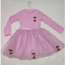 Pembe Kiraz Desenli Tütü Elbise - Sevimli ve Şık Tavşan Kostümü