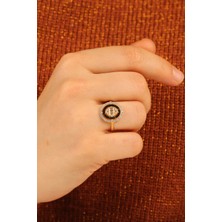  Baget Yeni Tarz Oval Altın Yüzük ÇGKY0070