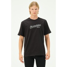 Erkek Nakış Baskılı Spor Oversize Tişört Tshirt.