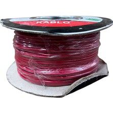 1mm %100 Bakır Tesisat Kablosu Kırmızı 100 Metre Fiyatıdır